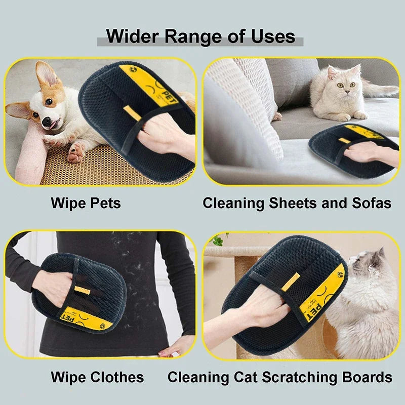 Electrostatic Pet Hair Remover Gloves