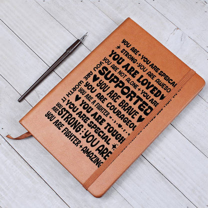 You Are a Fighter – Leather Journal