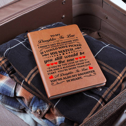To My Daughter-in-Law Honor – Leather Journal