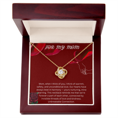 Two Hearts, one Love  -Love Knot Necklace