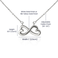 Always connected -Endless Love Necklace